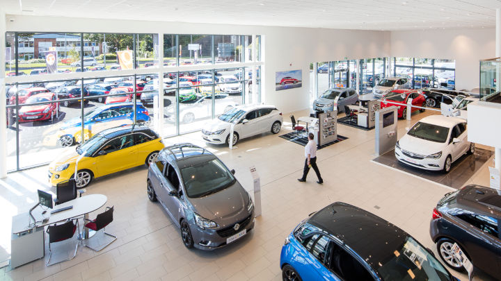 Evans Halshaw Vauxhall Leeds Showroom